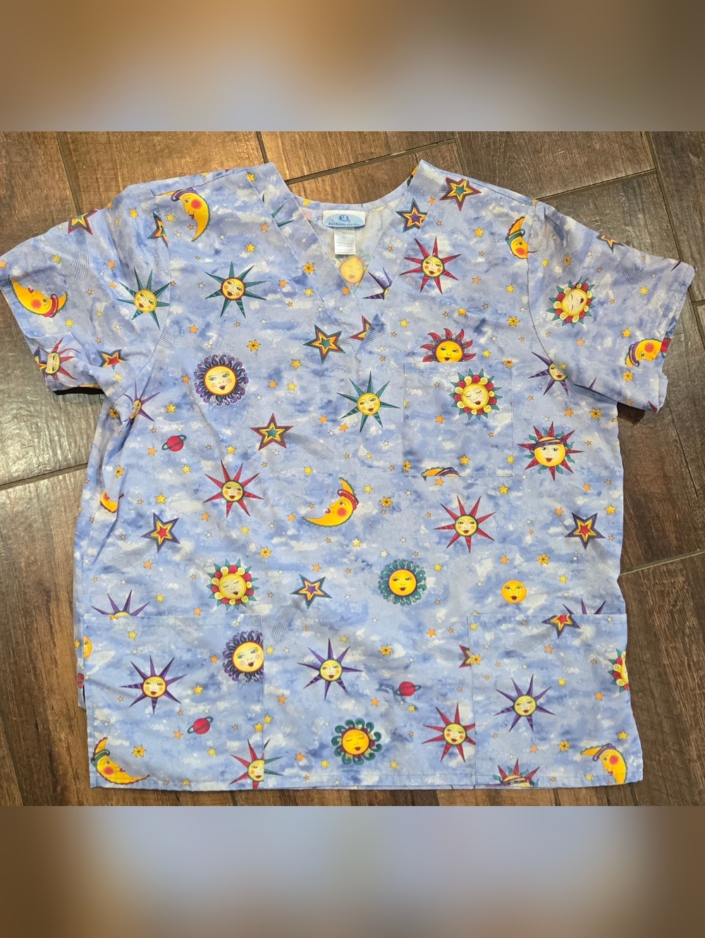 Scrub Top - Picture 2 of 2